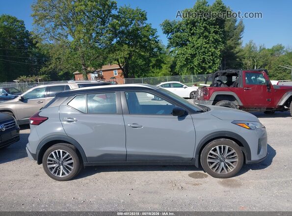 3N1CP5CV3PL498420 2023 NISSAN KICKS Gray Vista interior de 360 grados