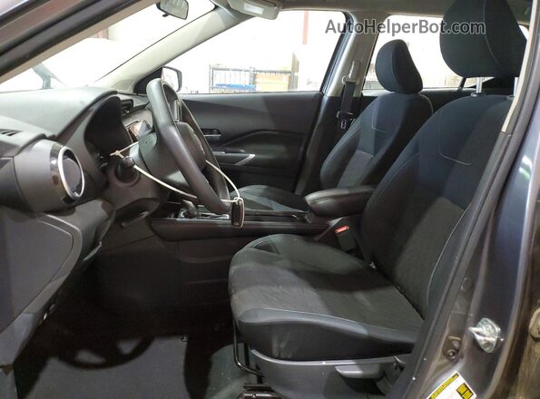 3N1CP5CV3PL506399 2023 NISSAN KICKS Gray Widok wnętrza z przodu