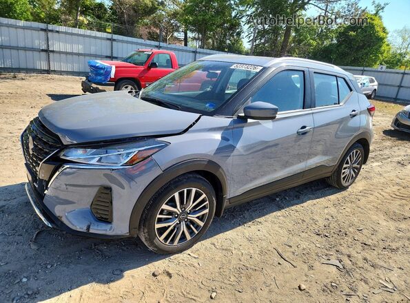 3N1CP5CV3PL535286 2023 NISSAN KICKS Gray Vista tres cuartos delantera izquierda