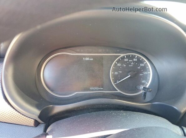 3N1CP5CV4LL523772 2020 NISSAN KICKS Серебряный Вид щитка приборов