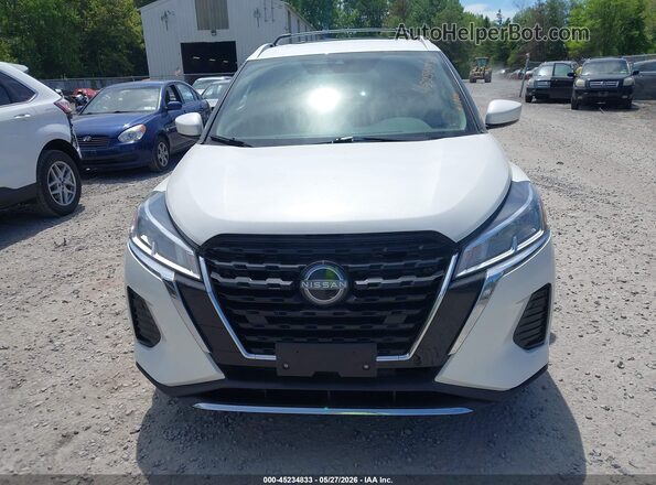 3N1CP5CV5PL544989 2023 NISSAN KICKS White ხელსაწყოთა პანელის ხედი