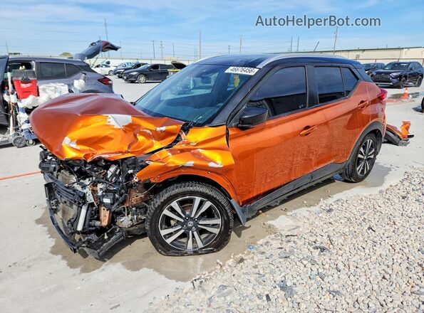 3N1CP5CV6LL509484 2020 NISSAN KICKS Оранжевый Передняя левая четверть