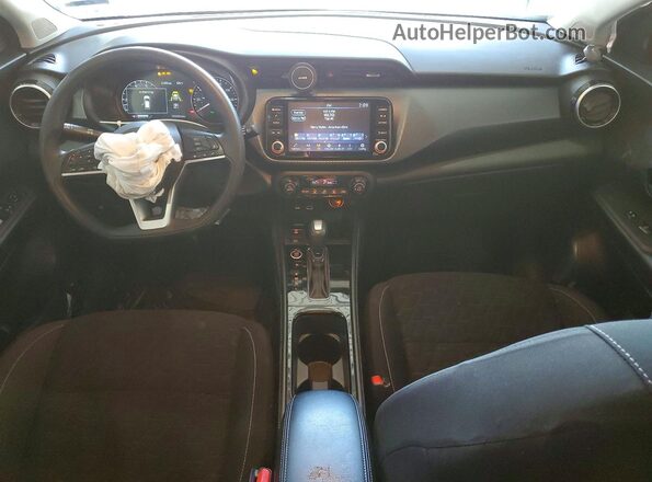 3N1CP5CV6NL520049 2022 NISSAN KICKS Белый Вид панели приборов