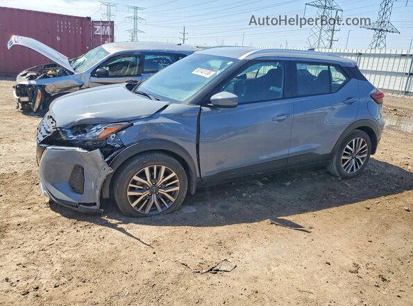 3N1CP5CV6PL555631 2023 NISSAN KICKS Gray Vista tres cuartos delantera izquierda