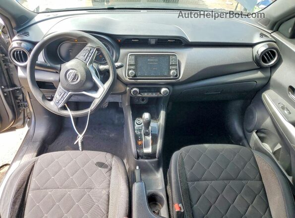 3N1CP5CV7LL511244 2020 NISSAN KICKS Угольный Вид панели приборов