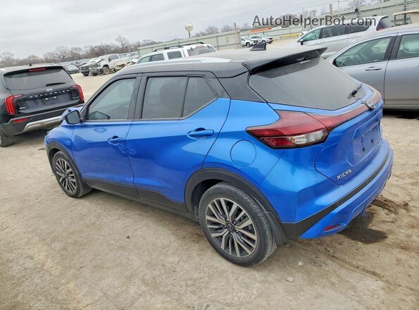 3N1CP5CV7PL526767 2023 NISSAN KICKS Синий Задняя левая четверть