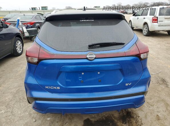 3N1CP5CV7PL526767 2023 NISSAN KICKS Синий Вид сзади