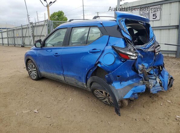 3N1CP5CV8PL473982 2023 NISSAN KICKS Синий Задняя левая четверть