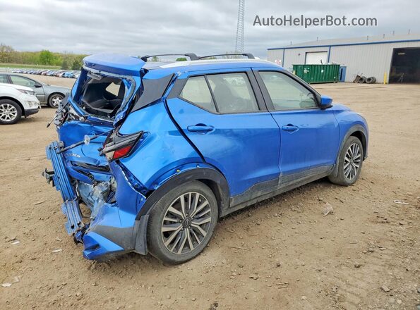 3N1CP5CV8PL473982 2023 NISSAN KICKS Синий Задняя правая четверть