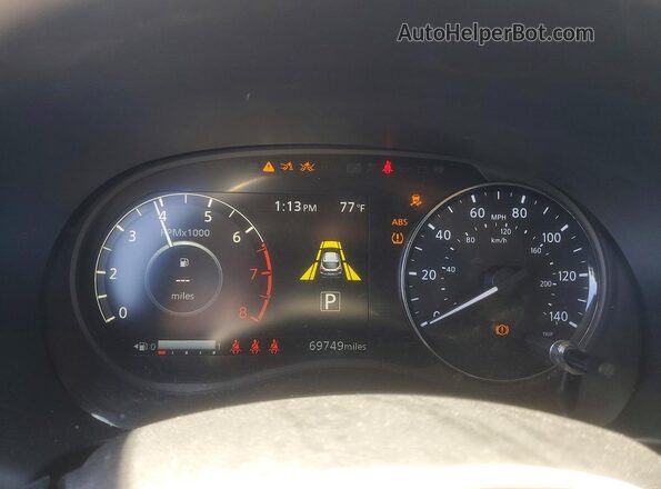 3N1CP5CV8PL520718 2023 NISSAN KICKS Gray Vista del cuadro de instrumentos