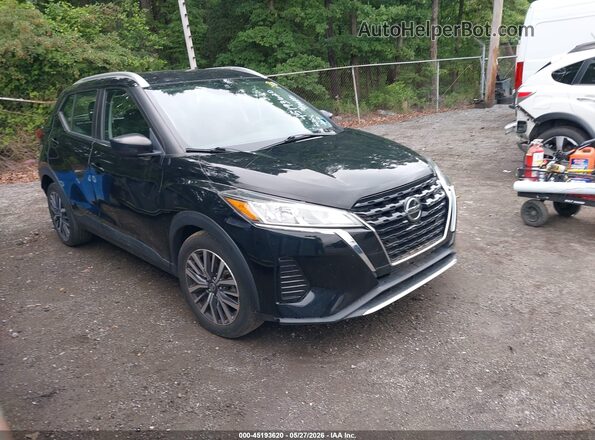 3N1CP5CV9ML510422 2021 NISSAN KICKS Black Przód prawy