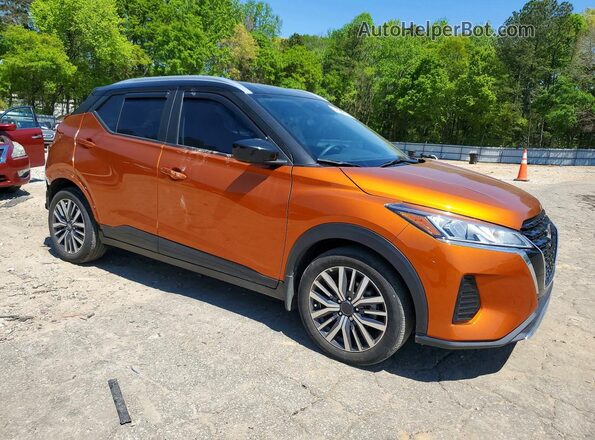 3N1CP5CV9RL516888 2024 NISSAN KICKS Orange Przód prawy
