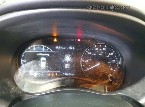 3N1CP5CVXNL485774 2022 NISSAN KICKS Серый Вид щитка приборов