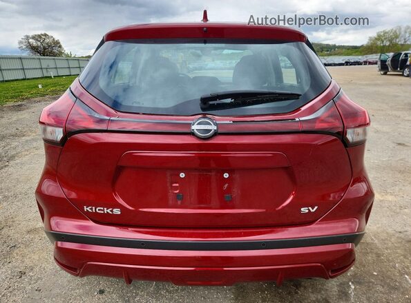 3N1CP5CVXRL496974 2024 NISSAN KICKS Red Вид ззаду
