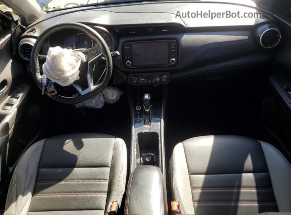 3N1CP5DV0ML491001 2021 NISSAN KICKS Серый Вид панели приборов