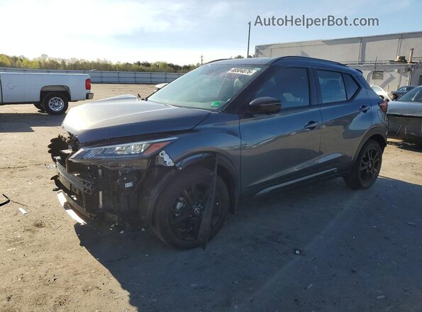 3N1CP5DV0RL568716 2024 NISSAN KICKS Серый Передняя левая четверть