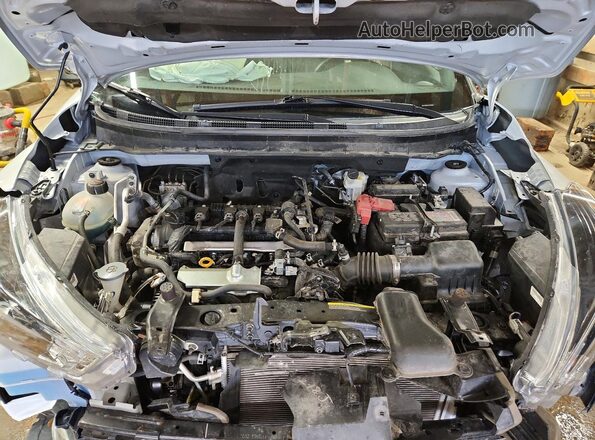 3N1CP5DV1LL563693 2020 NISSAN KICKS Серебряный Вид подкапотного пространства