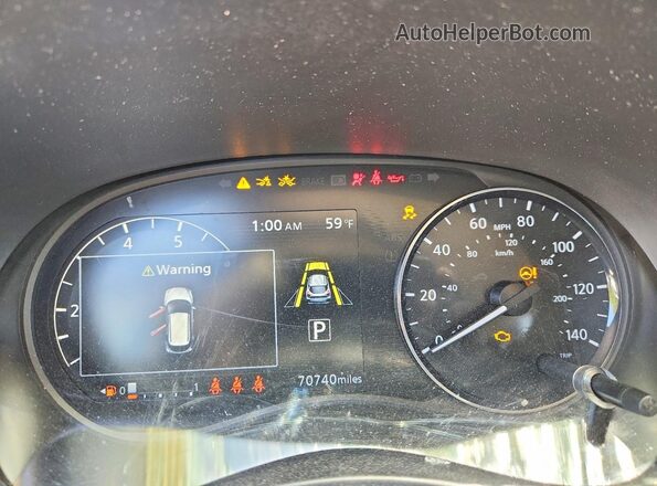 3N1CP5DV3ML487766 2021 NISSAN KICKS Red Սարքավորումների վահանակի տեսք