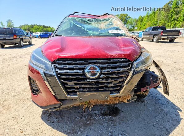 3N1CP5DV3ML487766 2021 NISSAN KICKS Red Դիմացի տեսք
