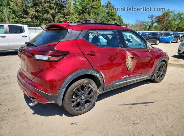 3N1CP5DV3ML487766 2021 NISSAN KICKS Red Հետևի աջ