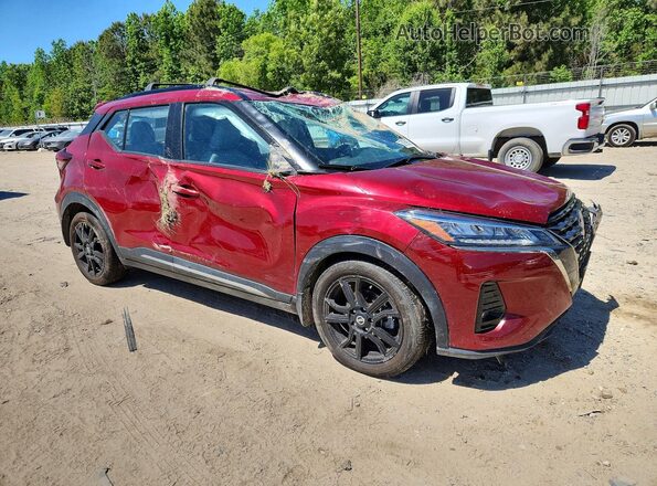 3N1CP5DV3ML487766 2021 NISSAN KICKS Red Առջևի աջ