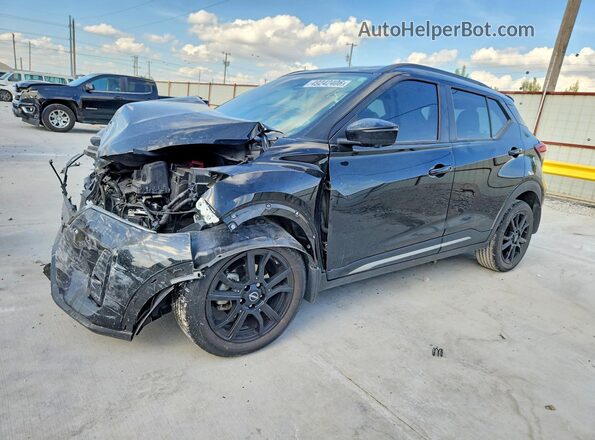 3N1CP5DV3RL487533 2024 NISSAN KICKS Black წინა მარცხენა ხედი სამი მეოთხედიდან