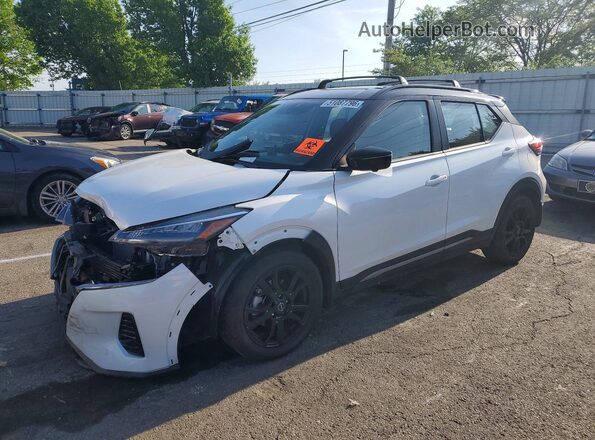 3N1CP5DV4RL486116 2024 NISSAN KICKS White Vista tres cuartos delantera izquierda