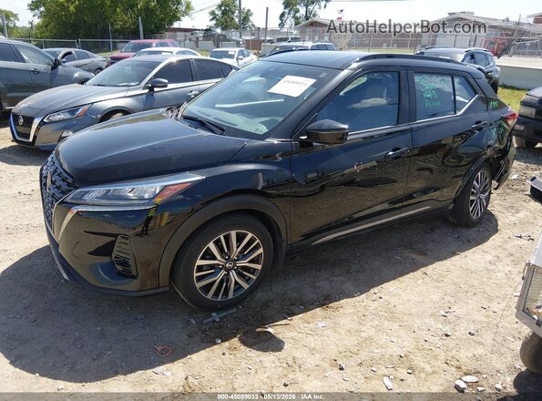 3N1CP5DV6ML541688 2021 NISSAN KICKS Черный Передняя левая четверть