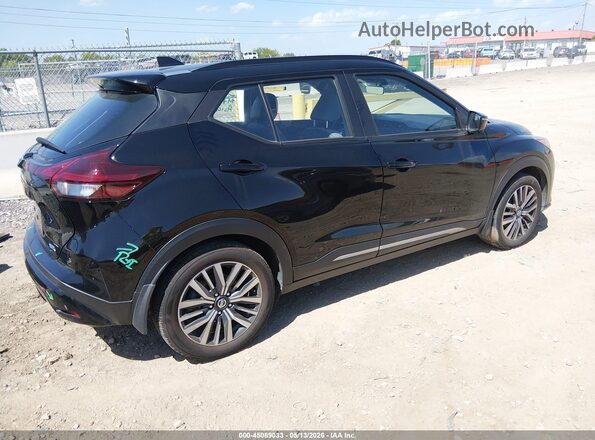 3N1CP5DV6ML541688 2021 NISSAN KICKS Черный Задняя правая четверть