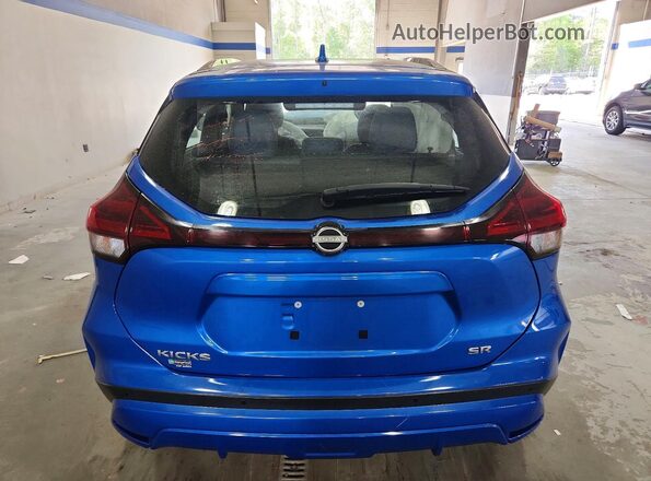 3N1CP5DV6PL548483 2023 NISSAN KICKS Blue Вид ззаду