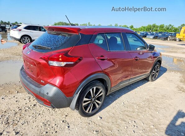 3N1CP5DV8LL533378 2020 NISSAN KICKS Красный Задняя правая четверть