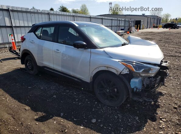 3N1CP5DV8LL544445 2020 NISSAN KICKS White Delantero derecho