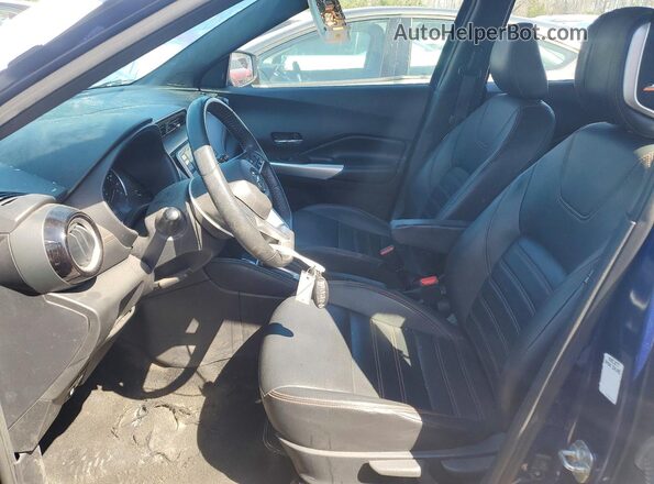 3N1CP5DV8LL579468 2020 NISSAN KICKS Blue Vista interior delantera