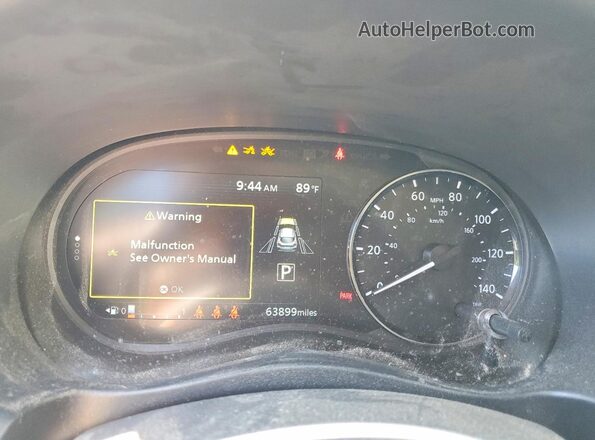 3N1CP5DV8PL489680 2023 NISSAN KICKS White Սարքավորումների վահանակի տեսք