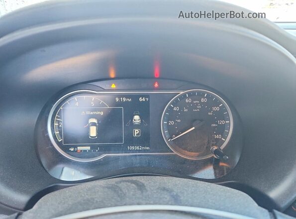 3N1CP5DV9LL528738 2020 NISSAN KICKS Белый Вид щитка приборов