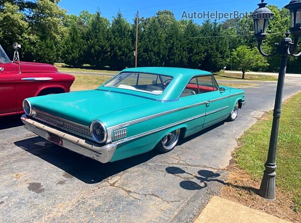 3N66Z150760 1963 FORD GALAXIE Синий Передняя правая четверть