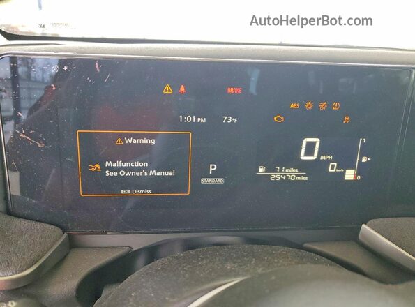 3N8AP6CA3SL306806 2025 NISSAN KICKS Black Вид щитка приладів