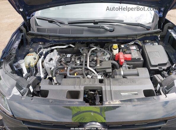 3N8AP6CAXSL302249 2025 NISSAN KICKS Синий Вид сзади
