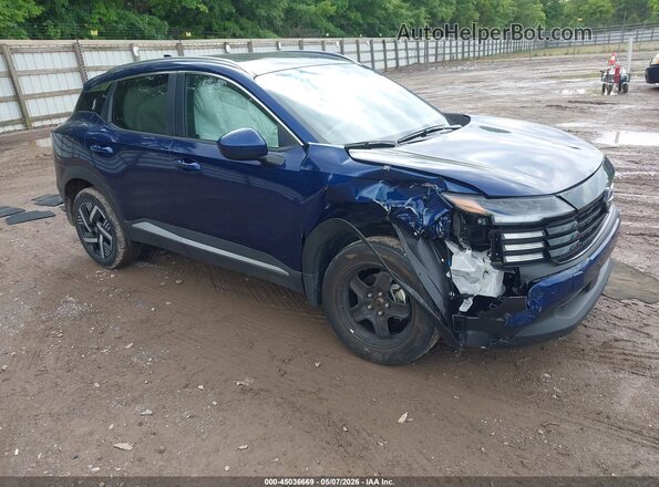 3N8AP6CAXSL302249 2025 NISSAN KICKS Синий Передняя правая четверть
