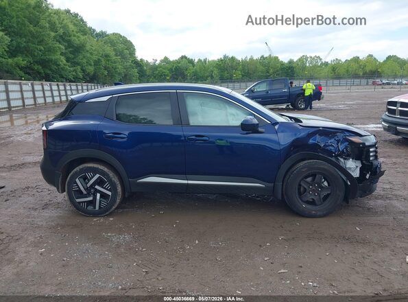 3N8AP6CAXSL302249 2025 NISSAN KICKS Синий Вид задней части салона