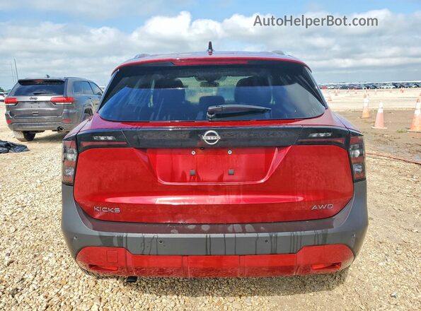 3N8AP6CB1TL355514 2026 NISSAN KICKS Красный Вид сзади
