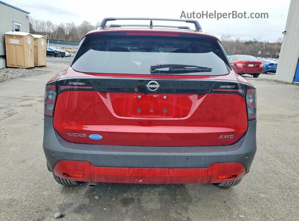 3N8AP6CB3TL338908 2026 NISSAN KICKS Red Vista trasera