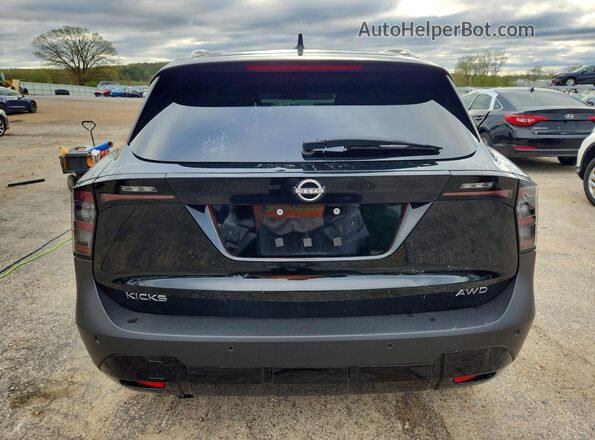 3N8AP6CB4SL426817 2025 NISSAN KICKS Черный Вид сзади