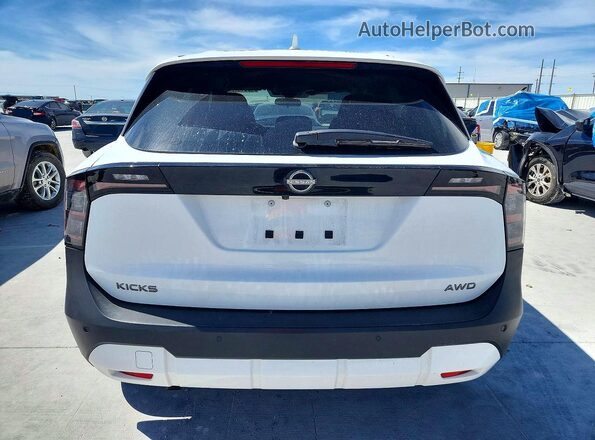 3N8AP6CB8SL405291 2025 NISSAN KICKS White უკანა ხედი