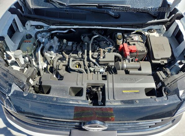 3N8AP6CB8SL405291 2025 NISSAN KICKS White ძრავის განყოფილების ხედი
