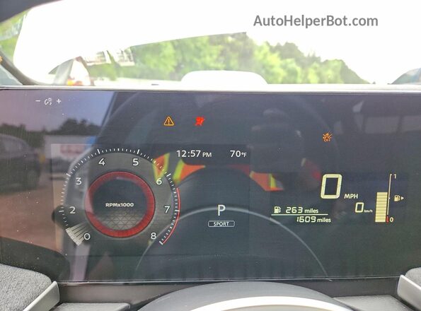 3N8AP6CE2TL350851 2026 NISSAN KICKS White Widok zestawu wskaźników