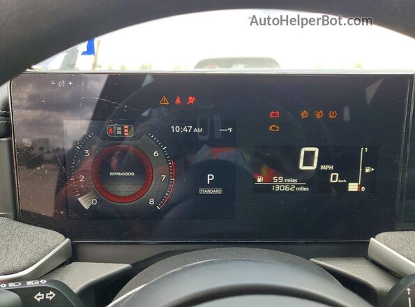 3N8AP6CE6TL310417 2026 NISSAN KICKS Синий Вид щитка приборов