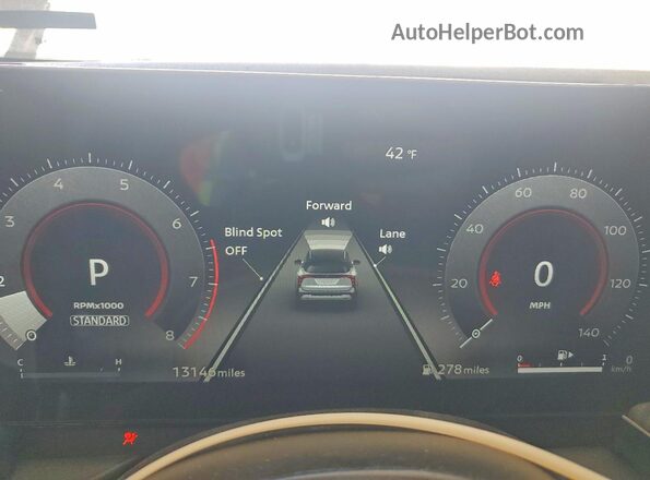 3N8AP6DB1SL332800 2025 NISSAN KICKS Черный Вид щитка приборов