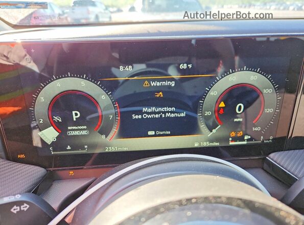 3N8AP6DC0SL426627 2025 NISSAN KICKS Red Սարքավորումների վահանակի տեսք