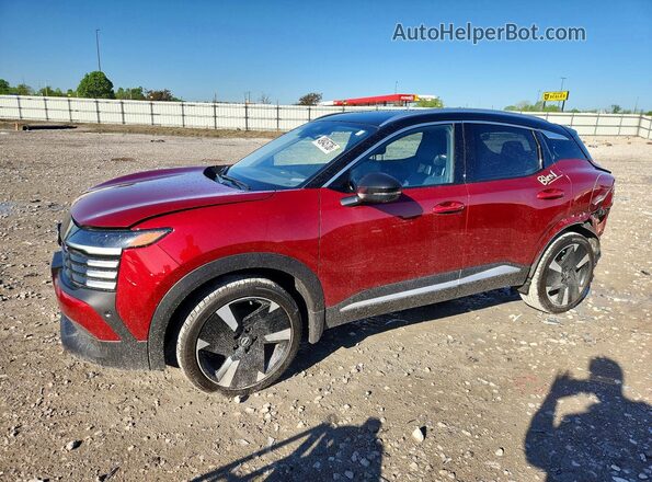 3N8AP6DC0SL426627 2025 NISSAN KICKS Red Առջևի ձախ երեք քառորդ տեսարան